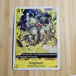 ONE PIECE ENGLISH CARD GAME Kingbaum Big Mom Pirates/Homies OP03-100 - Image 1