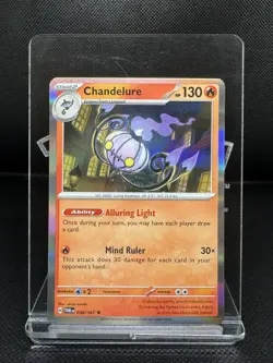 Chandelure Holo 038/167 Twilight Masquerade Pokemon Card - Image 1