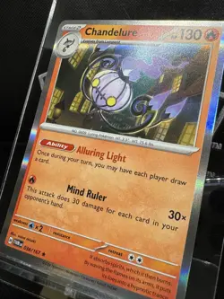 Chandelure Holo 038/167 Twilight Masquerade Pokemon Card - Image 3