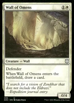 Wall of Omens 035 The List MTG Magic the Gathering card - Image 1
