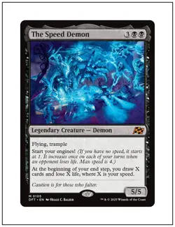 1x The Speed Demon, Magic the Gathering MTG NM - Image 1