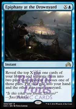Epiphany at the Drownyard 1x FOIL SOI MTG Shadows Over Innistrad Rare MINT blue - Image 1