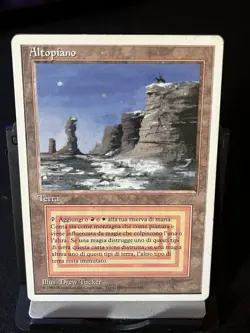 Magic MTG 1x Plateau Altopiano Fwb Italian dual land Magic The Gathering #1 - Image 1
