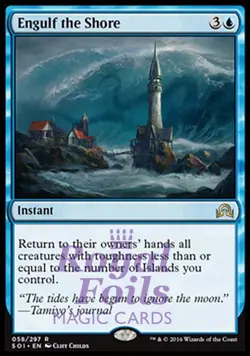 Engulf the Shore 1x FOIL SOI MTG Shadows Over Innistrad Rare MINT blue - Image 1