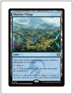 1x Mistrise Village, Magic the Gathering MTG NM - Image 1