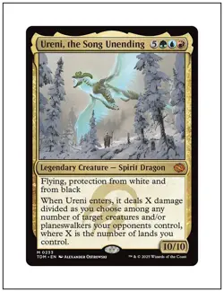 1x Ureni, the Song Unending, Magic the Gathering MTG NM - Image 1