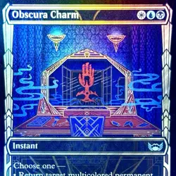 Obscura Charm (Showcase) - FOIL - MTG - SNC - 323 - UNCOMMON ~ NM - Image 1