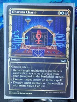 Obscura Charm (Showcase) - FOIL - MTG - SNC - 323 - UNCOMMON ~ NM - Image 2