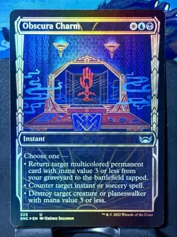 Obscura Charm (Showcase) - FOIL - MTG - SNC - 323 - UNCOMMON ~ NM - Image 3