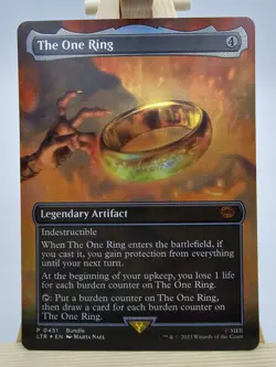 G1N The One Ring Borderless Foil MTG The Lord of the Rings 451 - Image 3