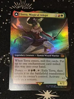 G2U Terra Magical Adept 0511 Final Fantasy Extended Art FOIL FIN MTG TCG - Image 4