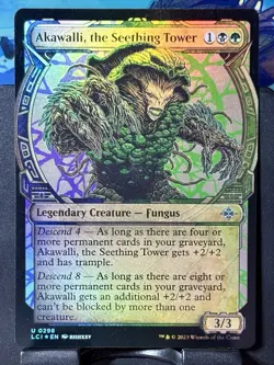 Akawalli, the Seething Tower (Showcase) - FOIL - MTG - LCI - 0298 - U ~ NM - Image 3