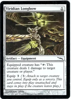 (2X) Viridian Longbow Mirrodin Common - MTG Magic the Gathering Card - Image 1