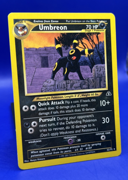 2001 Pokemon Card Neo Discovery Umbreon 32/75 Non Holo WOTC LP - Image 3