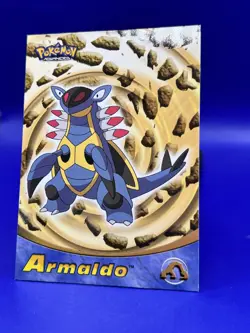Topps Pokemon Advanced Card Armaldo #13 MP - Image 2