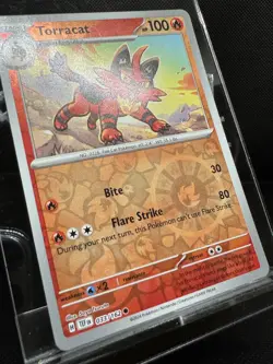 Torracat 033/162 Sv05: Temporal Forces Reverse Holo Pokemon Card - Image 2