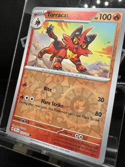 Torracat 033/162 Sv05: Temporal Forces Reverse Holo Pokemon Card - Image 3