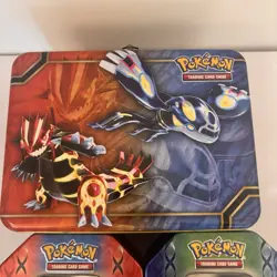 Pokemon TCG: Legends of Kalos Yveltal Lunch Tin Collector's NO CARDS - Lot Of 3 - Image 3