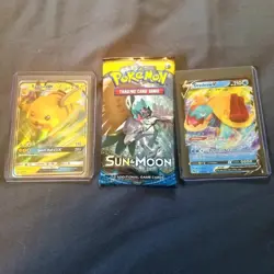 Pokemon 2 Card And 1 Opened Pack Lot - Image 1