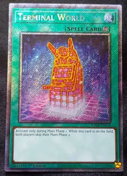 YuGiOh! Terminal World RA04-EN148 RA04-EN148 Platinum Secret Rare - Near Mint - Image 1