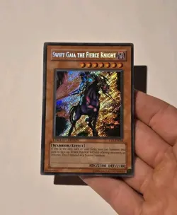 Yugioh Swift Gaia the Fierce Knight CT1-EN004 Secret Rare VLP - Image 1