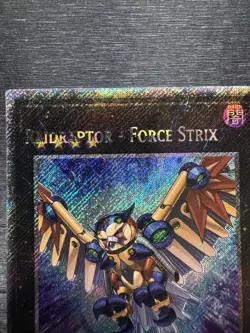 YuGiOh! Raidraptor - Force Strix RA04 - Error Misprint Name Shift 1st Edition NM - Image 3