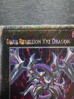 YuGiOh! Dark Rebellion Xyz Dragon RA04 - Error Misprint Name Shift 1st Edition - Image 3