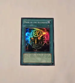 Yugioh Mask Of The Accursed LON-019 Super Rare LP - Image 1