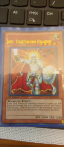 Yugioh Jain Lightsworn Paladin LCGX-EN245 Ultra 1st Ed NM MISPRINT NAME SHIFT - Image 1