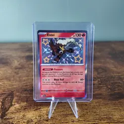 Pokemon TCG Entei LOT WOTC Black Star Promo, Paldean Fates Shiny Ultra Rare!!! - Image 4