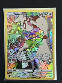 Pokemon Card Smeargle TG10/TG30 Silver Tempest Full Art Character Holo Rare NM - Image 1