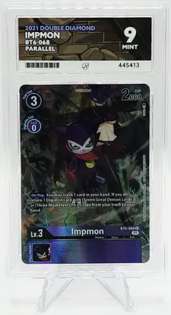 Impmon - BT6-068 Parallel - ACE Grade 9 MINT - Digimon Card Game - Image 1