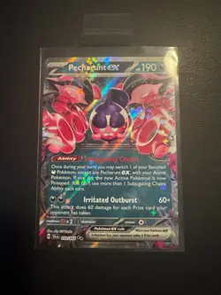Pecharunt EX 039/064 Shrouded Fable Holo Double Rare Pokemon Card TCG English NM - Image 1