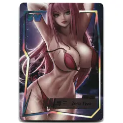 Goddess Story Waifu Card Lucky Goddess 2 Zero Two SV-22 Darling in the Franxx - Image 1