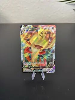 Pokemon Card Meowth VMAX SWSH005 Ultra Rare Full Art Black Star Promo Near Mint - Image 1