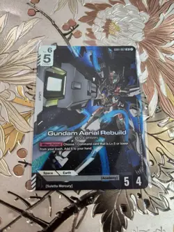 Gundam Card Game Newtype Rising Gundam Aerial Rebuild GD01-067 BIN - Image 1