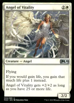 Angel of Vitality 004/280 M20 MTG Magic the Gathering card - Image 1