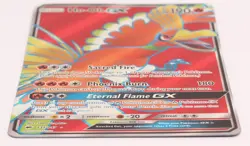 Ho-Oh GX 131/147 Burning Shadows Rare Ultra Holo Pokemon Card - Image 3
