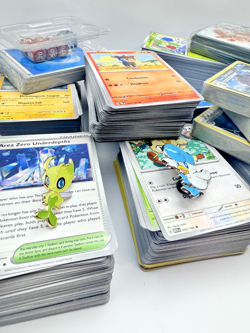 2000+ Pokemon Card Lot | C/U/R + Ex | 173 Eevee Promo | Pins + Sleeves | - Image 3