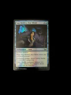 FOIL Stay Hidden, Stay Silent 291 Duskmourn - MTG Magic the Gathering Card NM - Image 1