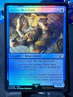 Qiqirn Merchant - FOIL - MTG - Final Fantasy - FIN - 0065 - COMMON ~ NM - Image 3
