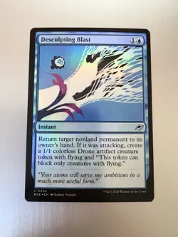 Desculpting Blast - 54 - MTG: Edge of Eternities - Uncommon - FOIL - Image 1