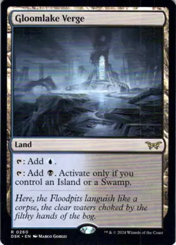 MTG Gloomlake Verge (260) | NM | Duskmourn: House of Horror (DSK) - Image 1