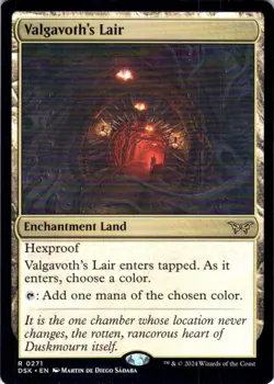 MTG Valgavoth's Lair (271) | NM | Duskmourn: House of Horror (DSK) - Image 1