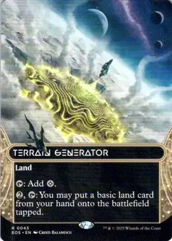 MTG Terrain Generator (Borderless) (43) | NM | Edge of Eternities (EOS) - Image 1
