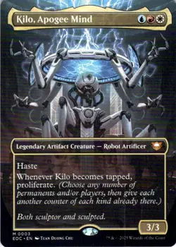 MTG Kilo, Apogee Mind (Borderless) (3) | NM | Cmd: Edge of Eternities (EOC) - Image 1