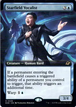 MTG Starfield Vocalist (Extended) (328) | NM | Edge of Eternities (EOE) - Image 1