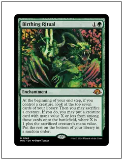 1x Birthing Ritual, Modern Horizons 3, Magic MTG NM - Image 1