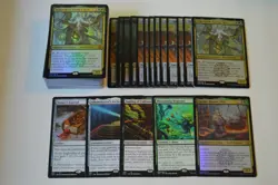 MTG CCG WITHERBLOOM WITCHCRAFT Commander 2021 Complete Deck NM Near Mint - Image 1