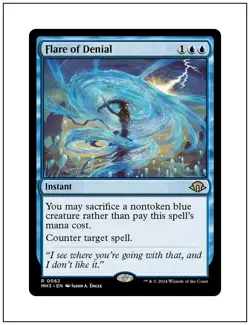 1x Flare of Denial, Modern Horizons 3, Magic MTG NM - Image 1